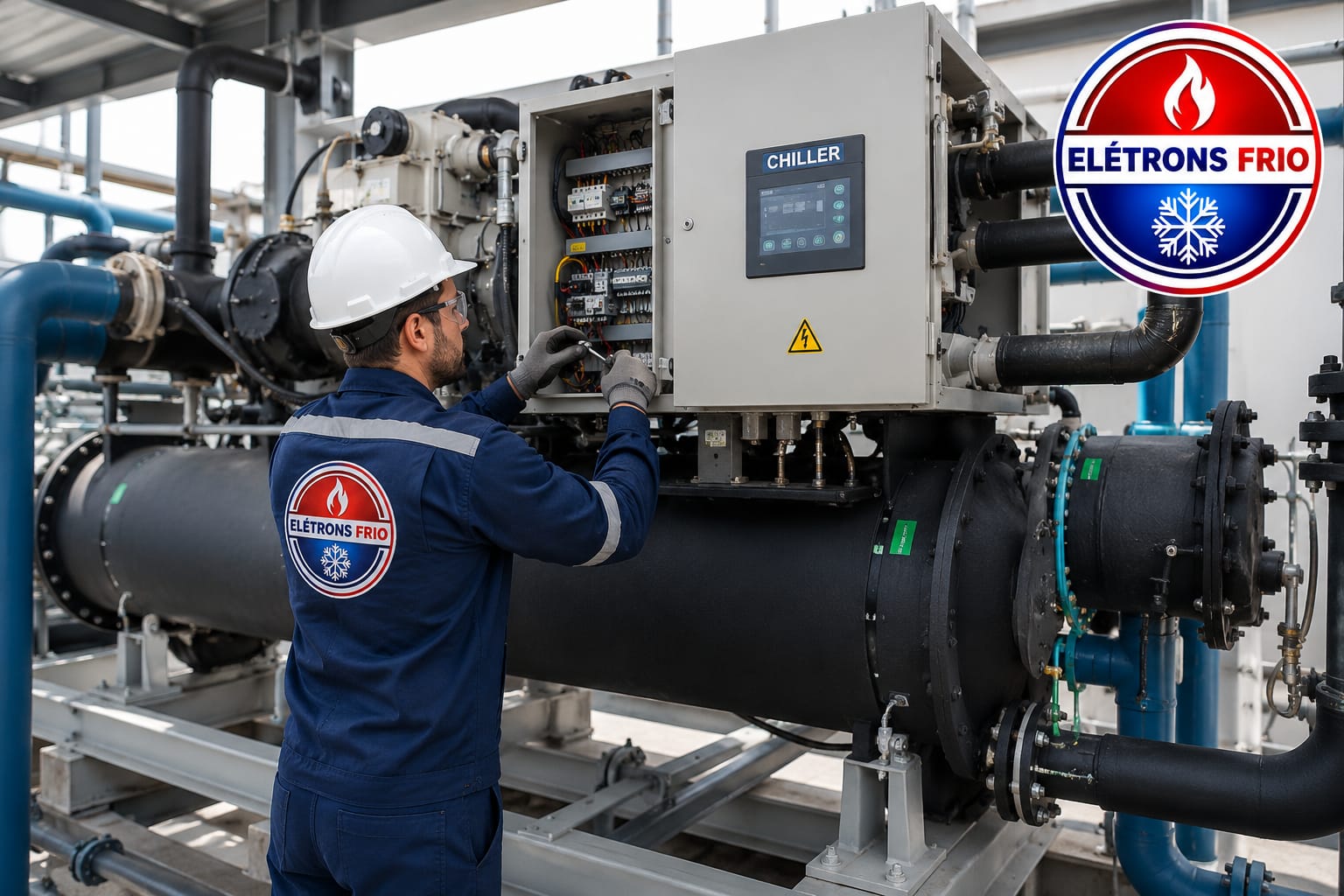 Manutenção preventiva de ar-condicionado Elétrons Frio