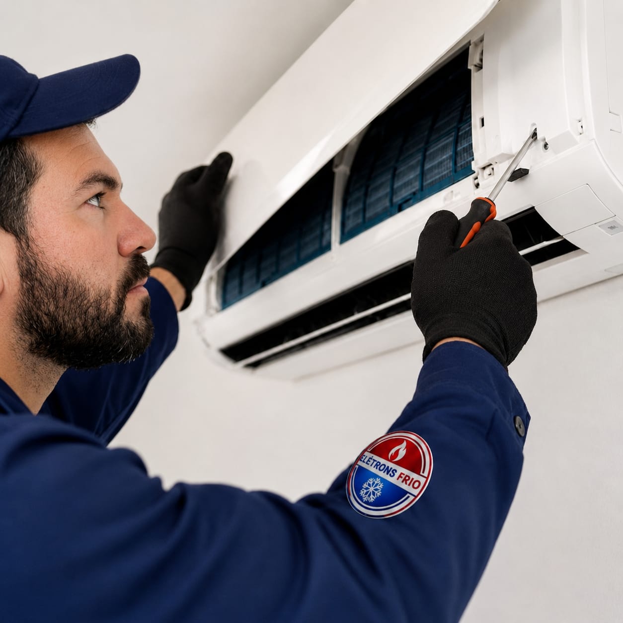Instalação de ar-condicionado Elétrons Frio